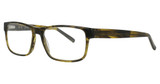 Hudson Optical Eyeglasses DG107 Olive Horn