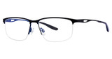 Shaquille O'Neal Eyeglasses Shaquille O'Neal 205M Black/Blue/172