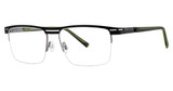 Shaquille O'Neal Eyeglasses Shaquille O'Neal 207M Black/Gunmetal/016