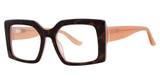 H Halston Eyeglasses H Halston 2026 Tortoise/024