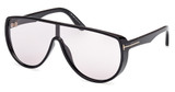 Tom Ford Eyeglasses FT1182 shiny black / smoke/01A