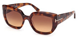 Tom Ford Eyeglasses FT1192 blonde havana / gradient brown/53F