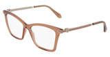Ferragamo Eyeglasses SF3024 TRANSPARENT BROWN/232