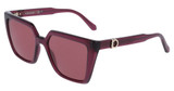Ferragamo Eyeglasses SF2058SE TRANSPARENT BURGUNDY/612