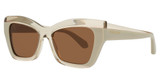 Ferragamo SF2065S TRANSPARENT BEIGE/BEIGE/260