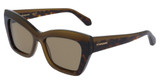 Ferragamo SF2065S OPALINE KHAKI/DARK TORTOISE/338
