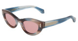 Ferragamo SF2062SE STRIPED SAND BLUE/314