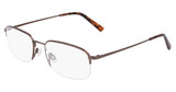 Flexon Eyeglasses FLEXON H6082 MATTE COFFEE/201