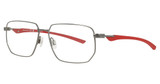 Nike Eyeglasses NIKE 4317 SATIN GUNMETAL/UNIVERSITY RED/076
