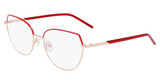 Marchon NYC Eyeglasses M-4030 ROSE GOLD/RED/772