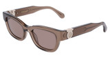 Ferragamo SF2067S TRANSPARENT BROWN/232