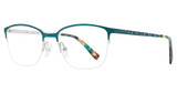Eye Q Eyewear Eyeglasses LL35 TEAL/TEAL