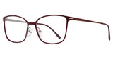 Eye Q Eyewear Eyeglasses LL39 MATTE BURGUNDY/BURG