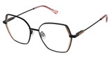 Kliik:denmark Eyeglasses K-794 ROSEWOOD BLACK/S209