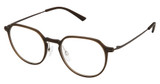 Steel + Tate Eyeglasses SLTA-0024 MATTE BROWN GUN/M302