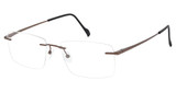 STEPPER Eyeglasses 86569 SI Brown/BRN