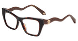 Roberto Cavalli Eyeglasses VRC117M SHINY BROWN/YELLOW HAVANA