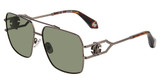 Roberto Cavalli Eyeglasses SRC131 TOTAL SHINY GUN