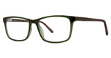 Elan Collection Eyeglasses 3302 Moss/Brown
