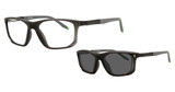 AirMag Eyeglasses AIRMAG AP6481 Matte Gun/Green/C2