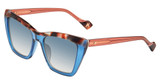 Yalea Eyeglasses SYA198V SHINY TRANSPARENT BLUE