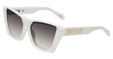 Just Cavalli Eyeglasses SJC146 SHINY WHITE SNOW