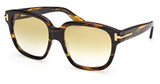 Tom Ford Eyeglasses FT1236 havana/other / gradient brown/56F