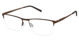 TLG Eyeglasses NU091 BROWN/C02
