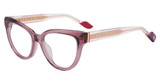 Yalea Eyeglasses VYA222 TRANSPARENT PINK 0856