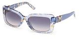 Guess? Eyeglasses GM00018 blue/other / gradient blue/92W