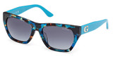 Guess? Eyeglasses GU00203-H shiny turquoise / gradient green/87P