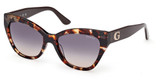 Guess? Eyeglasses GU00204 dark havana / gradient smoke/52B