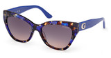 Guess? Eyeglasses GU00204 blue/other / gradient brown/92F