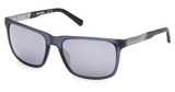 Harley-Davidson Eyeglasses HD00020 matte light blue / blue mirror/85X