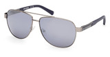 Harley-Davidson Eyeglasses HD00021 matte light nickeltin / blue mirror/11X