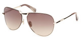 MaxMara Eyeglasses MM0134 gold / gradient brown/32F