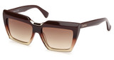 MaxMara Eyeglasses MM0137 dark brown/other / gradient brown/50F
