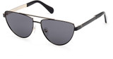 Max&Co. Eyeglasses MO0129 shiny black / smoke/01A