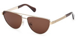 Max&Co. Eyeglasses MO0129 gold / brown/32E