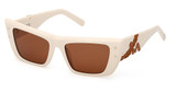 MCM Worldwide Eyeglasses MW0021 ivory / roviex/25J