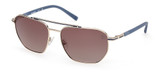 Timberland Eyeglasses TB00038 gold / brown polarized/32H