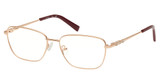 Viva Eyeglasses VV50018 shiny rose gold/028