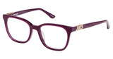 Juicy Couture Eyeglasses JU 265 PINK GLTT/0W66