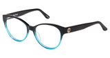 Juicy Couture Eyeglasses JU 267/G BLKTURQUO/0EL9