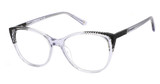 Liz Claiborne Eyeglasses L 687 GREY CRY G/0TX7