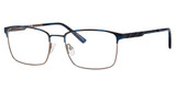 Chesterfield Eyeglasses CH 129XL MTBLK RUT/0TI7