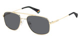 Polaroid Eyeglasses PLD 6235/S/X GOLD GREY/02F7