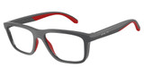 Arnette Eyeglasses AN7271 YUP DARK GREY/RED RUBBER/2841