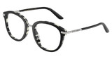 DOLCE & GABBANA Eyeglasses DG3410 TOP BLACK ON ZEBRA/3372