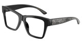 DOLCE & GABBANA Eyeglasses DG3411 BLACK/501